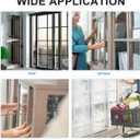 POPETPOP Sliding Door Tandem Roller Aluminum Alloy Sliding Door Rollers Replacement, 250lbs Load Capacity for Glass Patio Shower, Easy Installation