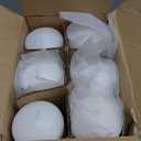 Stonebriar Unscented White Tall Pillar Candles, 80 Hour Burning Candle Pillars, Perfect for Decor, Weddings, Emergencies 3" X 8", 6 count