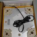 NUGRIART Brooder Heater for Chicks, 10" x 10" for 15 Chicks Heating Plate with Adjustable Height and Angle 15W Chicken Brooder Warm Like Mother Hen (1Pack)