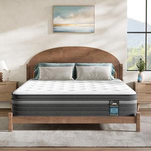 Full Mattress 12 Inch in a Box, Hybrid Full Mattress with Memory Foam and Innersprings, Medium Firm Full Size Mattress for Motion Isolation and Pressure Relief, CertiPUR-US