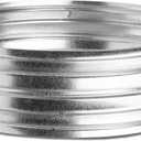 12" Inch Galvanized Metal Vent Duct Connector - Round Extension for Ventilation - 12 Inch Metal Dryer Vent Coupler and Hose Coupling - Durable Dryer Pipe Connection - Male Fit