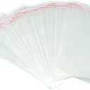 Borningfire 200 Pcs 6"x6" Square Clear Resealable Cello/Cellophane Bags Self Adhesive Sealing, Good for Bakery Candle Soap Cookie Candy Prints Card