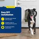 PetSafe NEVER RUST Dog and Cat Door, Large, For Pets Up To 100 lb, Paintable, Easy DIY Installation, Closing Panel Included, Install in Interior and Exterior Doors or Walls, Durable, Adjustable Flap