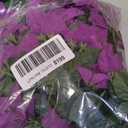 HyeFlora Bougainvillea Artificial Hanging Flowers Plants for Outdoors Decoration, 2pcs Purple Fake Flowers Silk Bougainvillea Vines Realistic UV Resistant Faux Flowers for Outdoor Planters Patio Urn