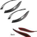 Interior Door Handle Cover for BMW 3 4 Series 3GT 2013-2018 | 4PCS Carbon fiber Color Passenger Side Left+Right Door Pull Handles Decorate Cover for F30 F34 F36 320i 328i 330i 335i 340i
