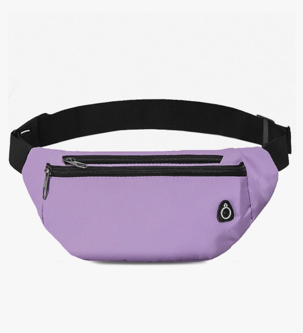 Fanny Pack for Women Men,Crossbody Fanny Pack Water Resistant Sports Waist Bag Pack, Belt Bag for Travel Hiking Running