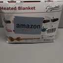 Homemate Electric Heated Blanket Twin - 62"x84" Heating Bed Blankets Throw with 10 Heating Levels 8 Hours Auto Off Fast Heating Over-Heated Protection Ultra Soft Warm Flannel ETL Certified Grey