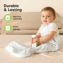 2-Pack Organic Baby Sleep Sacks, 100% Cotton - Soft & Breathable 0.5TOG Baby Wearable Blanket, Toddler Sleeping Sack 0-6 months, Easy to Wear Transitional Swaddles for Newborns, Infants (Nordic, S)