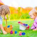 The Dreidel Company 200-Pack Fillable Easter Eggs with Hinge Bulk Colorful Bright Plastic Easter Eggs, Perfect for Easter Egg Hunt, Suprise Egg, Easter Hunt, 2.3" Assorted Colors (200-Pack)