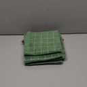 Homaxy 100% Cotton Terry Kitchen Dish Cloths, Ultra Soft and Absorbent Dish Towels for Kitchen, Suitable for Drying and Washing Dishes, 6 Pack, 12 x 12 Inches, Grass Green