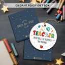 8 x Teacher Ornament 2026 - Teacher Appreciation Ornament for Christmas Tree, Daycare Kindergarten Preschool Teachers Gift, Special Education Thank You Gifts, Thank You Gifts for Teacher