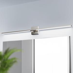 Ensenior Modern Brushed Nickel Bathroom Vanity Light 48 inch, Built-in Dimmer, 2100LM Dimmable 5CCT Led Bath Lights, Bar Vanity Light for Bathroom Mirror Cabinets Bedroom-FCC & ETL Certificated