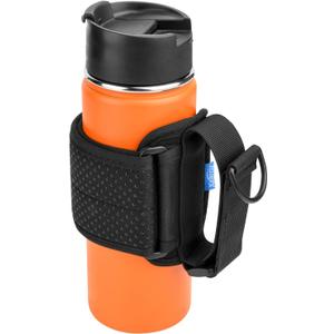 Xxerciz Water Bottle Carrier Holder with Adjustable Shoulder Strap Universal Bottle Sling for Walking Hiking Camping (Hand Grip)