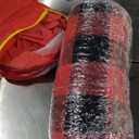 VitalCozy Hamster Playpen with Mat Small Animal Cage Tent Breathable Transparent Guinea Pig Playpen Waterproof Portable Yard Fence Mat Foldable Exercise Cage Outdoor Indoor (Red,Christmas Plaid)