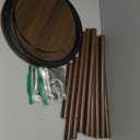 Solid Wood Rotary Coat Rack with 3 Shelves and 9 Hooks, Freestanding Coat Rack,Coat Hanger Stand for Bedroom, Entryway, Livingroom,