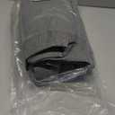 H.VERSAILTEX Linen Blackout Curtains Durable Thick Textured Linen Look 100% Blackout Patio Door Curtain Anti Rust Grommet Extra Wide Sliding Door Curtain Panel, W100 x L108 inch - Grey