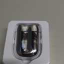 Mini Electric Shaver for Men Women, Pocket Dual Head Shaver, Rechargeable Waterproof Compact Travel Electric Razor, USB Close Battery Portable Razor for car, Travel, Office, Home use (Silver)