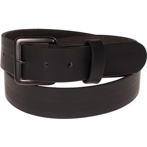 Men's Leather Belt, Made in USA, Full-Grain Leather, Casual Everyday Wear Belts, Amish Handmade 1.5" Width Size: 40" (Size 36 Pants) - Check Size Guide
