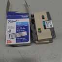 Brother Genuine TZe231-1/2 2PK Black Print on White Label Tape. Each: 0.47 in x 26.2 ft (12 mm x 8 m) Total: 0.47 in x 52.4 ft (12 mm x 16 m)