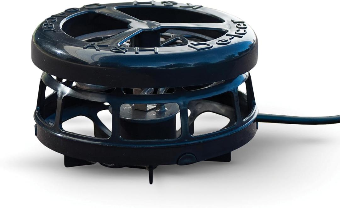 K&H Pet Products Pond Heater for Outdoor Ponds with Fish, Deluxe Thermo-Pond Perfect Climate Deicer, Winter Oxygen Exchange for Live Fish, Thermostatically Controlled, Safety Listed - 9in 1500W