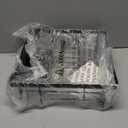 iSPECLE Expandable in Sink Dish Drying Rack - Adjustable Capacity Over The Sink Dish Drainer Drying Rack for Kitchen, 12.4"-17.1" L x 12.8" W, Black (Medium)