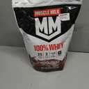 Muscle Milk 100% Whey Protein Powder, Chocolate, 5 Pound, 66 Servings, 25g Protein, 2g Sugar, Low in Fat, NSF Certified for Sport, Energizing Snack, Workout Recovery, Packaging May Vary (EXP 04/29/26)
