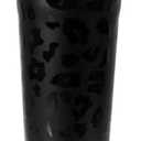 HydroJug 24 oz New Stainless Steel Shaker – Insulated, Leakproof, BPA-Free with Silent Mixing Grate – No Clumps, No Noise – Premium Shaker for Fitness, Sports & Everyday Use, Black Leopard