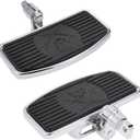 Motorcycle Adjustable Floorboards Pedals, Front Passenger Foot Pegs Footboard Fit for Harley Sportster 883 1200 Dyna Fat Bob (Front Floorboard)