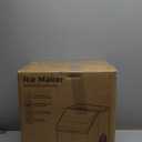 Silonn Ice Makers Countertop, 44lbs Per Day, 2 Ways to Add Water, Auto Self-Cleaning, Stainless Steel Ice Machine for Home Office Bar Party