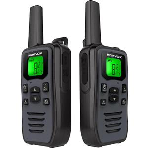 Long Walkie Talkies for Adults with 36 Channels, Two-Way Radio Walkie Talky with NOAA Weather Alerts, Emergency Radio for Camping Hiking Gear