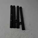 Table Leg Extensions for Straight/Bent Folding Tables, Metal Extenders, Reduces Stooped Work, Improves Back Pain, 4 Levels/Heights Adjustable Risers (4 Pack)