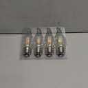 AIELIT Dimmable E26 LED Bulb 25W Equivalent, Candelabra Light Bulbs, Energy Efficient 2W, Warm White 2700K, 200lm Flame Tip CA10 LED Light Bulb for Pendant Chandeliers Wall sconces, 4 Pack