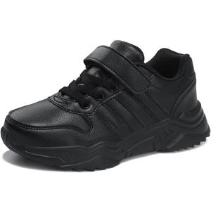 DVTENI Unisex-Child Black Boys Girls Shoes Antiskid Tennis Sneakers Outdoor Casual Kids Shoes Running Sneakers(Toddler/Little Kid/Big Kid), EU 32, US 14 little kid