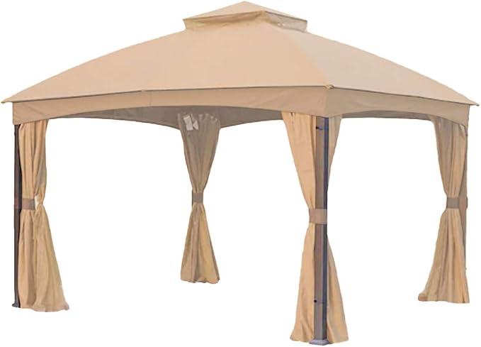 Garden Winds Replacement Canopy Top Cover Compatible with The Gazebo TPGAZ2303D TPGAZ2403-A-C - Riplock 350