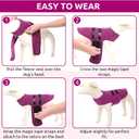 Queenmore Small Dog Sweaters, Soft Fleece Vest Pullover Dog Jacket with Leash Hole, Warm Winter Dogs Clothes Cold Weather Doggy Dachshund Sweater for Small Dogs Cats Boy or Girl (Cationic Berry, XS)
