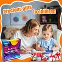 Fabric Markers, 24 Colors Dual Tip Acrylic Paints, Fabric Markers for Kids Adult, Cards Drawing Rock Painting Craft Kit School Supplies, Acrylic markers for DIY Crafts & Art (Dot + Fine)