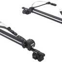 INNO Racks - Locking Surfboard Roof Rack - Water Sport Car Top Mount, Silver, 3 Shortboard/2 Longboard Capacity (INA744)