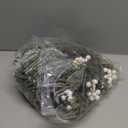 6FT Prelit Christmas Garlands with Lights Artificial Christmas Lighted Greenery Pine Cones Garland with White Berries for Christmas Door Mantle Stairs Railing Home Holiday Xmas Decoration Indoor