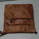 MASINTOR Crossbody Purses for Women, Multi Pocket Casual Crossbody Bag, Adjustable Strap Shoulder Bag with Tassel