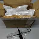 Fireplace Garland and Stocking Hanger 6-Pack, No-Drill Mantle Hangers, Adjustable Clip for 3-7 Inch Mantles, 20LB Load Capacity, Non-Slip Design Mantle Garland Holder (Black)