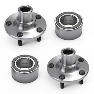 2Pcs Front Wheel Hub Bearing Assembly for Ford Focus 2012-2018, for Ford C-MAX 2013-2018, 2.0L L4, OE HUB81, 510110, NT510110, WH188