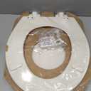 Mayfair Cassel Slow Close Toilet Seat, Easy Clean, Non Slip Premium Wood Seat, Easy Install, Made in USA, Round, Biscuit
