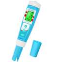 7 in 1 Chlorine Meter Digital Chlorine pH Tester Salt pH Meter for Saltwater Pool pH Conductivity for Hydroponic Drink Water TDS Meter YINMIK pH Chlorine Salinity EC TDS ORP Temp Reader for Aquarium
