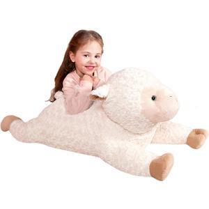 IKASA Large Sheep Stuffed Animal Plush Toy, Giant Lamb Cute Jumbo Soft Toys,30" Huge Big Size Plushy Fat Oversized Plushie, Gifts for Kids (Sheep)