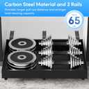 Expandable Pull Out Cabinet Organizer Adhesive12.5"-20.6" W21" D No Drill Adjustable Cabinet Drawers,Slide Out Cabinet Organizer for Home Kitchen,Pantry,Black 1PC