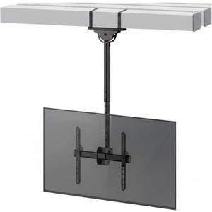 ZeboZap ZZTVC2144 Full Motion Outdoor Ceiling TV Mount Height Adjustable Hanging Mount for Patio Gazebo or Pergola Fits 32 to 55 Inch TVs with Tilt Swivel Flip Down Holds Up to 110 Pounds