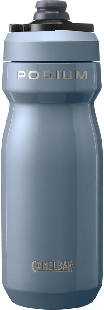 CamelBak Podium Steel Insulated Stainless Steel Bike Water Bottle, LongLasting Cold Hydration for Cycling Performance, 18oz, Pacific
