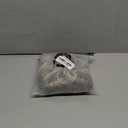 LEOSA Short Ombre Blonde Wig with Bangs for White Women Highlight Brown Pixie Cut Wig Synthetic Wavy Curly Light Blonde Mixed Brown Layered Natural Hair Fluffy Heat Resistant