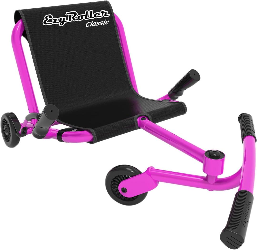 EzyRoller Classic Ride On Scooter for Kids Ages 3+ (Pink)