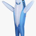 Shark Costume Blow Up Costume Adult For Halloween Christmas Cosplay Party